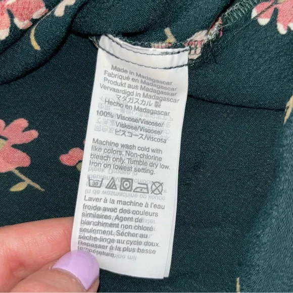 Madewell Rhyme Top in Spruce Blooms - Picture 5 of 8